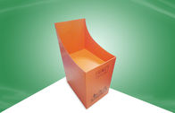 Carton Stable Cardboard Display Bins For Promoting Wine , Paper Recycling Bins