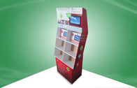 6 Cell portable display stands , cardboard display shelves Promote Ipad / Electronic Products