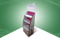 Adjustable 3 - Shelf POS Cardboard Displays for Beauty Care Products