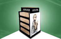 Four Shelf Double - face - show cardboard floor display stands for Lady Bag