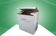 White Recycled Paper Packaging Cardboard Boxes for Floating Display , UV Coating