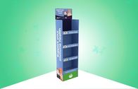 Medicine Cardboard Pos Displays Stand Strong Design Glossy Finish With 4 Shelves