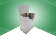 Custom Cardboard Recycling Bins Display With Divider for Promoting Wall Paper Roll