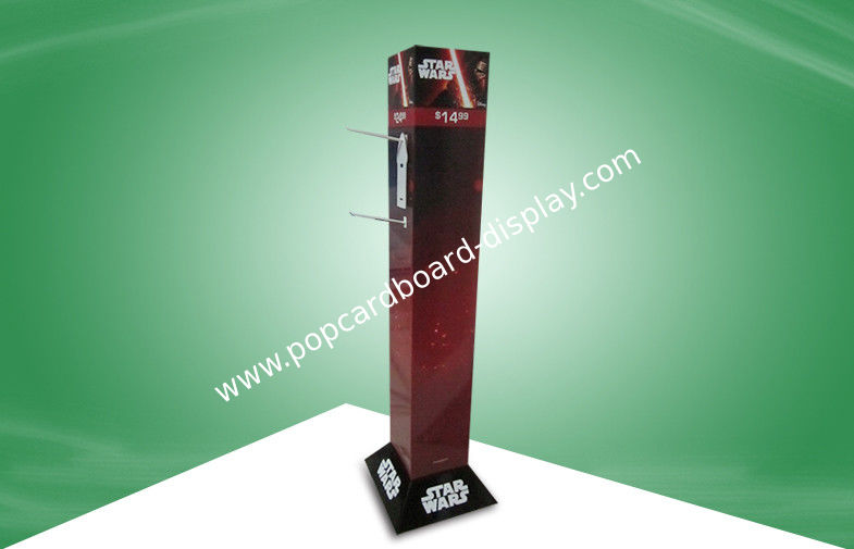 Four Face Show Rotating Cardboard Display Stands With Plastic Hook To Disney Kids Watch