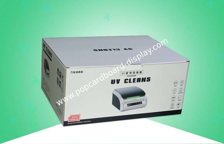 Single Wall Corrugated Paper Packaging Box For Packing UV Cleans Machine