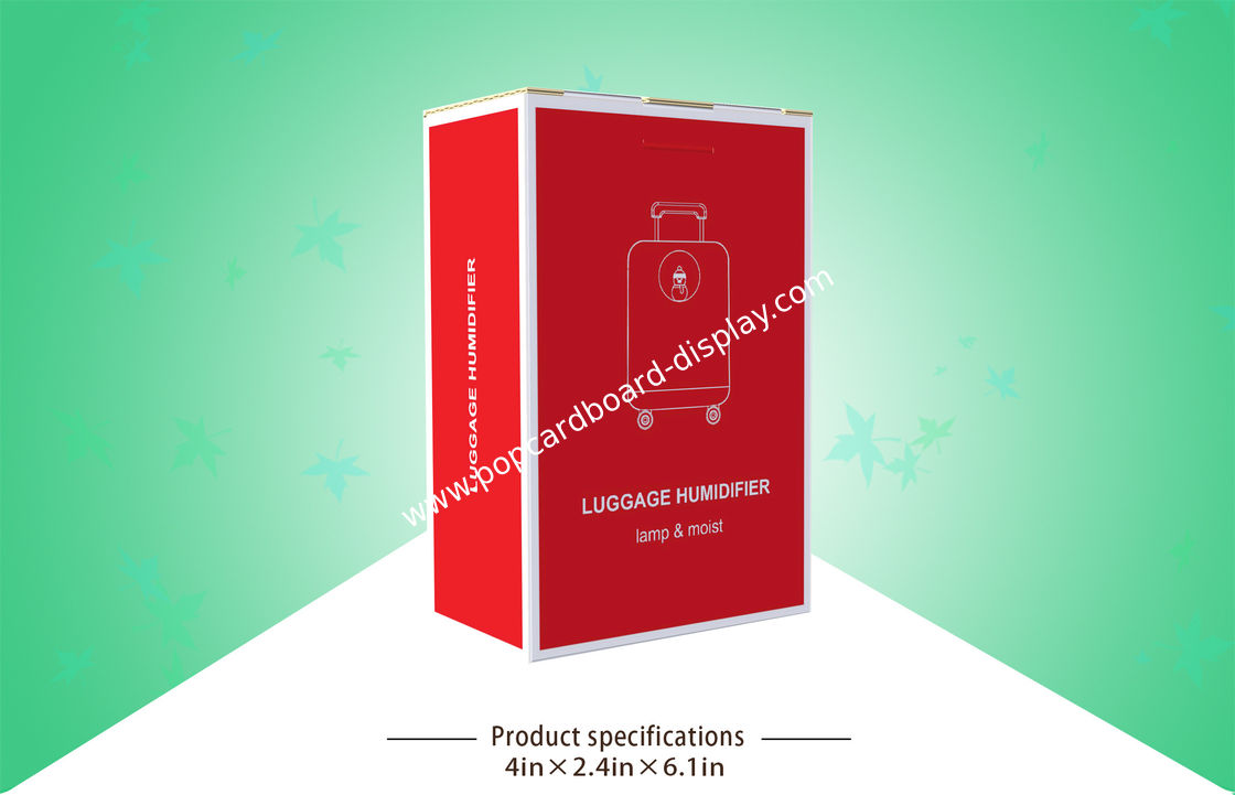 Offset Printing E Flute Corrugated Paper Box Pack Luggage Humidifier