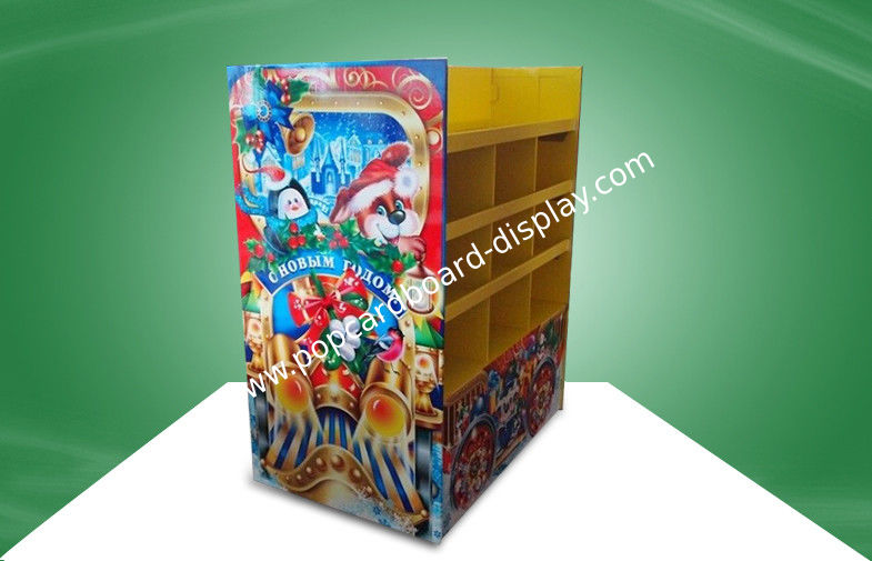 Christmas  POP Cardboard Pallet Display For Kids Gifts Selling to Retail Stores