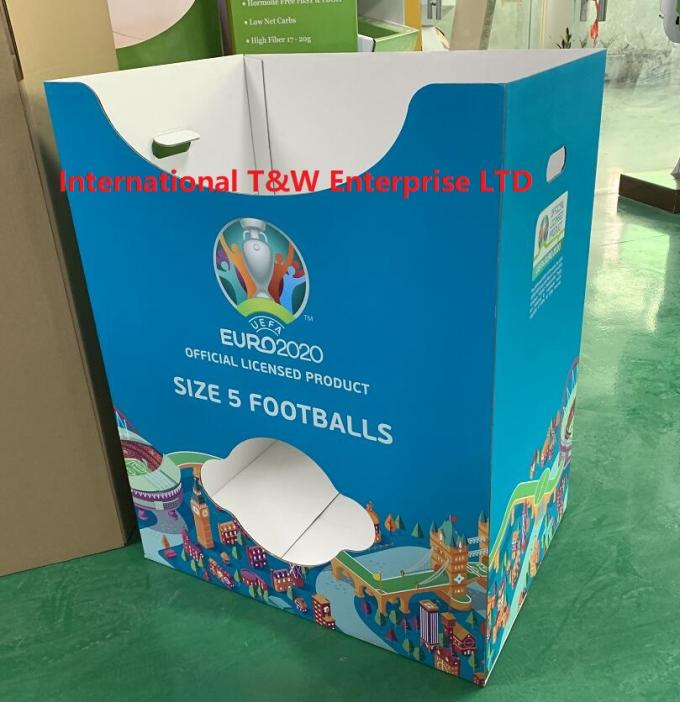 Retail Cardboard Dump Bin Display Units Double Wall Eco Friendly With