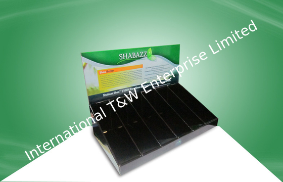 Foods 6 Column Retail Cardboard Countertop Displays With Glossy Finish