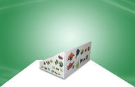 Fruit Retail Countertop Cardboard Display Rack With Glossy Finish