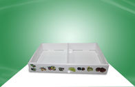 Bright Printing Costom Fruit PDQ Trays Countertop Display With Two Columns