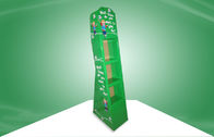 Custom Green Cardboard Free Standing Display Units For Promoting Books
