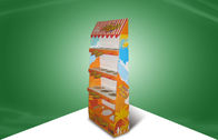 Four Shelf creative cardboard retail display stands Easy Assembly Design