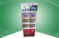 6 Cell portable display stands , cardboard display shelves Promote Ipad / Electronic Products