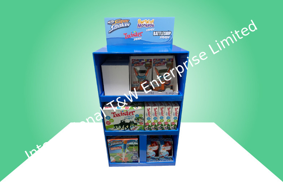 Heavy-Duty 1/4 Cardboard Pallet Display Loading Mix- Promoting Kids Toys Sold to Walmart Store