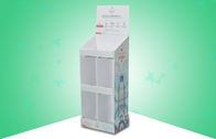 Bottle Pure Water Corrugated Cardboard Floor Display Stands With Strong Design