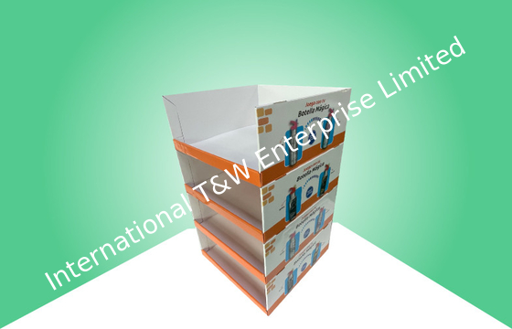 Buy Heavy Duty Stackup Disney Cardboard PDQ Trays For Promoting Kid Drink Bottle / Lunch online manufacture