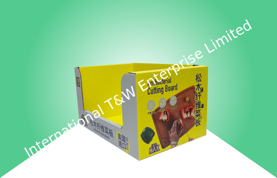 Buy Heavy Duty Stackup Cardboard PDQ Trays , PDQ Display Boxes For Promoting Chopboard online manufacture