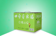 Recyclable Enviromental Paper Packaging Boxes , Portable Fruit Corrugated Paper Box