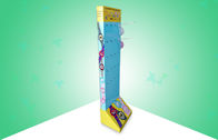 One Side Cardboard Pop Displays Stand With Plastic Hooks , Haning Disney Kids Watches