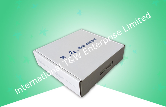 Buy Corrugated Carton Paper Packaging Boxes For Glass With Plastic Handle online manufacture