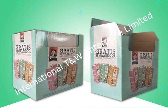 Biodegradable / Recycable Corrugated Cardboard Display Box For Pre - Filling Tincans