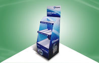 3 Shelf Home Products Cardboard Retail Display Stands Double Sided Printing