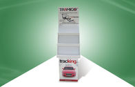 3 Tier POS Cardboard Displays 4c / 5c / 6c Printed for Car Accessory GPS