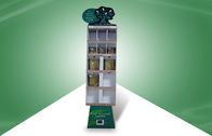 Custom 12 - Cell Pop Cardboard Display Stands For Books Magazine Cd