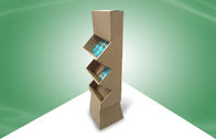 OEM  3 - Cell Pos Cardboard Displays For Cd &amp; Books , Unique Design