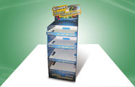 Portable Recyclable Cardboard Free Standing Display Units , Cardboard Poster Stand
