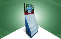 Three - tier Cardboard Dump Bin Display Eco-friendly for 3D Poster