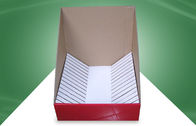 Red Cardboard Countertop Displays Cardboard Display Box For Food