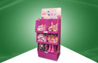 Stack - up Cardboard Floor Display Stands , Disney Shoes PDQs Display