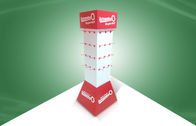 100% Recycled Store Red Cardboard POP POS Display Stand Floor Standing