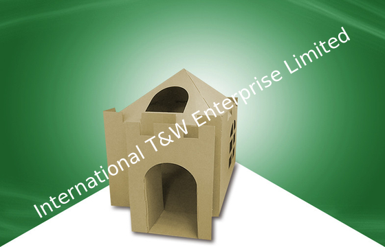 Buy Indoor Kids Cardboard House , Cardboard Play Houses Environment Friendly online manufacture