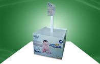 Big Cardboard Advertising Pallet Display Rack for Napkin Baby Products Promotion
