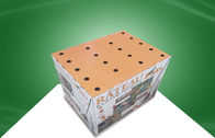 Full Color Flexo Pring Cardboard Dump Bins Cardboard Display Units for Market