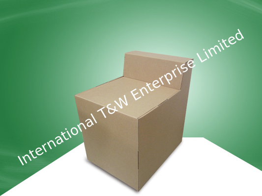 Buy Strong Assemble Corrugated Cardboard Furniture Chair 100kgs Weight Loading Ability online manufacture