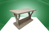 Csutom Made Strong Corrugated Cardboard Furniture Cardboard Tables