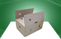4C Printed Corrugated Carton Boxes Fruit Paper Carton with Air Hole