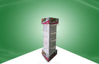 All-round Show Rotating Countertop Cardboard Retail Display with Hook