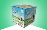 Corrugated Paper Packaging Boxes / Tube Carton Box For Packaging Sanitary Towel