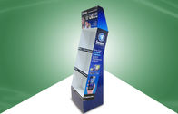 Security Products POP Cardboard Display / Cardboard Floor Display With Three Shelf