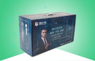Shining Corrugated Paper Packaging Boxes White Pearl Wool Insertor For Packing Fingerprint Lock