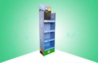 Medicine Cardboard Pos Displays Stand Strong Design Glossy Finish With 4 Shelves
