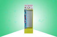Customized POP Cardboard Display Stand For Disney Kid Watches / Hooks Floor Display