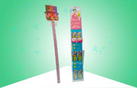 Plastic Hanger Corrugated Cardboard Display Stands With Small Shelf / Pouch