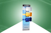 Eye Catching Point Of Purchase Pop Cardboard Display Stand For Neutrogena Cosmetics
