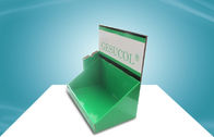 UV Coating Green Recyclable Cardboard Countertop Display Boxes OEM ODM